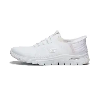 SKECHERS 休閒鞋 ARCH FIT 全白 襪套 瞬穿科技 女 104379WHT