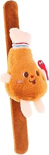 TOBBOMEY Slap Band Plush Bracelet Simulation Chicken Leg Design Cute Party Bag Filler for Birthday Favors Treasure Box Prizes Soft Plush Material