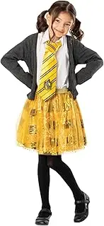 [Rubie's] Hufflepuff Deluxe Tutu Skirt for Kids - Harry Potter - Extra Large (9-10 Yrs) Yellow