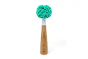 Full Circle Crystal Clear-2 Replaceable Sponge Wine Glass Cleaner Turquoise