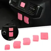 Control Power USB Socket Cover Trim Decor For Ford F150 2021-22 Pink Accessories