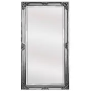 Deluxe French Provincial Ornate Mirror Silver X Large 210Cm X 110Cm Mirrors