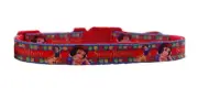 Red blue "Snow White " chihuahua dog puppy collar & lead or harness