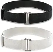 [Rimoev] Stretch Belt Invisible, Women Adjustable Elastic Belt, Flat Buckle Waist Belts