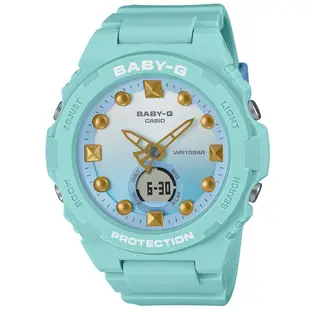 CASIO 卡西歐 BABY-G 夏日海灘 雙顯式電子錶 三款色系可選