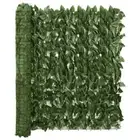 Artificial Leaf Balcony Screen Garden Fence Roll Privacy Hedge Cover 500x100cm