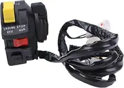 TKTGNVNZKA Light ON/Off Start Button Left Side Switch Fit for Suzuki LTZ400 Fit for Kawasaki KFX400