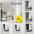 Embellir Bluetooth Hollywood Makeup Mirror With Lights Tabletop Vanity Light