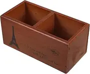 Beavorty Hair Salon Scissor Storage Box Scissors Hairdressing Storage Rack Hair Tool Organizer Hair Tie Container Dog Grooming Organizer Barber Station Organizer Salon Toolbox Wood Brown
