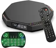Android TV Box,[8GB RAM 128GB ROM] Android 11.0 TV Box RK3356 Quad Core 64Bits 2.4G/5Ghz WiFi Bluetooth 4.0 USB3.0 Ultra HD 8K Smart TV Box Mini Wireless Keyboard,8gb+64gb