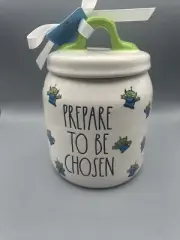Rae Dunn Disney Pixar Toy Story Aliens Mini Canister PREPARE TO BE CHOSEN NEW
