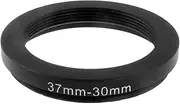 uxcell Metal Camera Lens Filter Step Down Ring, Anodized Stepping Down Lens Adapter Rings Convert for Camera Accessory Black (37mm to 30mm)