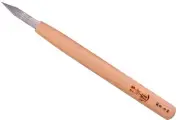 Michihamono Japanese Wood Carving Tool 9mm Custom Shape Double Edge Chisel Knife