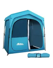 [Weisshorn] Double Camping Shower Toilet Tent Outdoor Fast Set Up Change Room