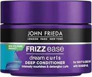 John Frieda Frizz Ease Dream Curls Treatment – Contents: 250 ml – Dream Curls Deep Conditioner – Intensively Nourishes, Detangles and Smoothes Natural Curls