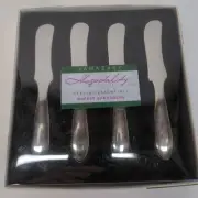 Yamazaki Buffet Butter Spreaders Hospitality Austen Stainless Steel 4-piece Set