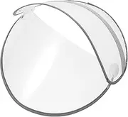 [Kisangel] Raincoat Cap Brim Rain Poncho Rain Poncho Accessory Transparent Hat Brim Replaceable Face Protector Raincoat Face Protector Hat Shield Transparent Pvc