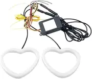 Love Heart Decorative Light Mobile APP RGB Muti-color Led Modified Love Decoration Aperture Car Car Headlights