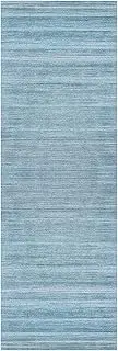 Long Hallway Runner Rug,Solid Contemporary Grey/Blue Runner Area Rug Non-Slip Washable 1m 1.5m 2m 2.5m 3m 3.5m 4m 4.5m 5m 5.5m 6m Narrow Aisle Carpet Runners Width 60cm 80cm 100cm (Color : #C, Size