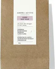 AROMA ACTIVE LABORATORIES Sleep Salt Soak 500g - Best Selling Bath Salts, Bath Before Bed, Relax, Loosen up Muscles, De-Stress, Valerian Root, Lavandin, Epsom Salts