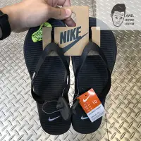 在飛比找Yahoo!奇摩拍賣優惠-【AND.】 NIKE SOLARSOFT 黑白 拖鞋 夾腳