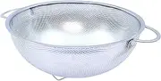 Tablecraft 6 Quart Colander with Handles, Stainless Steel (H906BH)