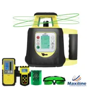 Dual Grade Self Leveling Digital Rotary Laser Level Green Beam FRE208G Video