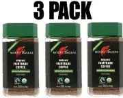 Mount Hagen, Organic Fairtrade Coffee, Instant, Decaffeinated, 3 PACK, 100 g ea