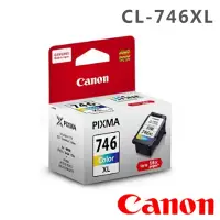 在飛比找momo購物網優惠-【Canon】CL-746XL 彩色墨匣含噴頭(適用IP28