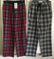 UGG Australia THOMAS Pajama/Lounge Pants, Size M, Red Plaid or Grey Plaid