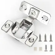 Furniware 4 Pairs 1-1/4 in Overlay Soft Close Concealed Hinges