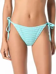 [Michael Kors] Women's Textured Stripe Tie Side Bottom
