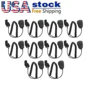 10x Small Speaker Mic For Radio XTS5000 XTS1500 XTS2500 XTS3000 HT1000 JT1000
