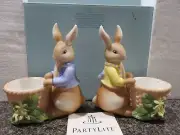 Partylite Bertie & Bea Votive Holder Pair P7735 NIB
