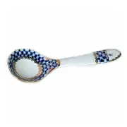 Lomonosov Table Wear Porcelain Cobalt Net Spoon 7-1/2 Inch