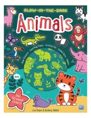 GLOW-IN-THE-DARK STICKER ACTIVITY BOOKS - Animals