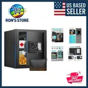 1.6 Cuft Fireproof Waterproof Safe Box with Anti-Theft Digital Lock System
