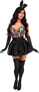 [Daisy corsets] Womens Top Drawer 5 Pc Elegant Bunny Corset Costume