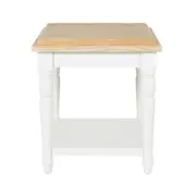 Clover Lamp Table With Shelf