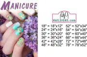 Manicure 26 Photo-Realistic Paper Poster Salon ad Matte Non-Laminated Vertical