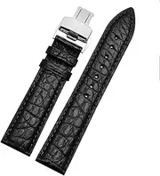 [KAVJU] Crocodile leather watchband for any brand wristband 12 13 14 15 16 17 18 19 20 21 22 23 24mm straps with folding clasp