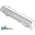 84060997 Rasp Bar; RH Rotor, (Set Of 3), (Trailing)