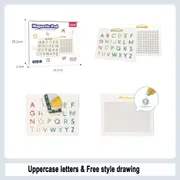 2 in 1 Magnetic Drawing Board Alphabet Letter Tracing Board Educational Toy Kids