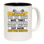 Mechanic Mechanics Idiot Proof Mug Cup