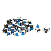 40Pack 7 x 7mm PCB Momentary Push Button Tact Tactile Switch Non-lock 6 Pin DIP