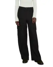 Vince Flannel Wide Leg Raver Pants