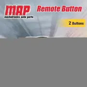 MAP 2 Button Round Key Fob Remote Button Replacement for Mitsubishi Various