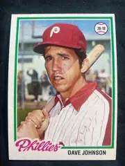 1978 TOPPS #317 DAVE JOHNSON EX-MT BASEBALL CARD