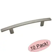 *10 Pack* Cosmas Cabinet Hardware Satin Nickel Subtle Arch Handle Pulls 2363-4SN