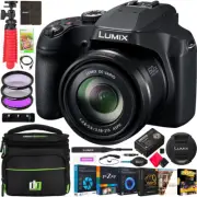 Panasonic LUMIX FZ80D Point and Shoot 4K Digital Camera w/ 20-1200mm Lens Bundle